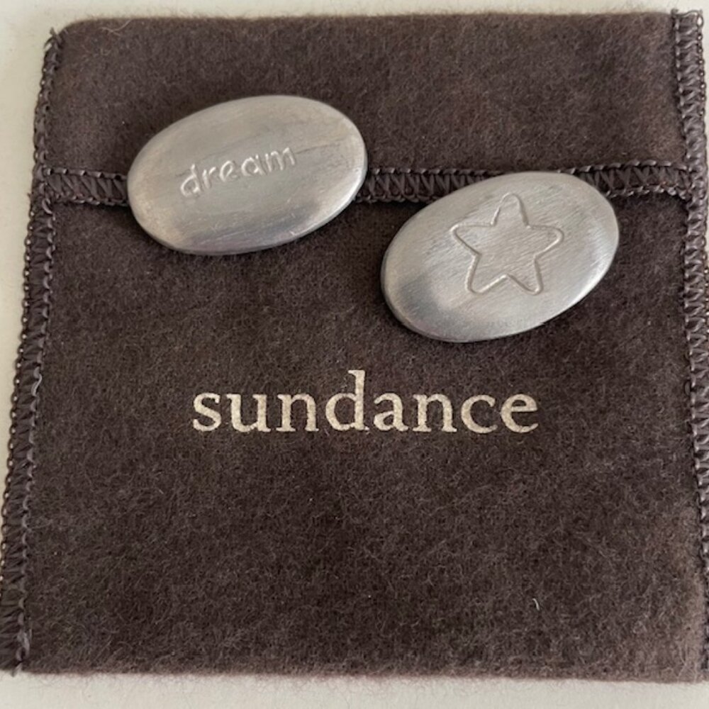 Sundance Silver Engraved Stones